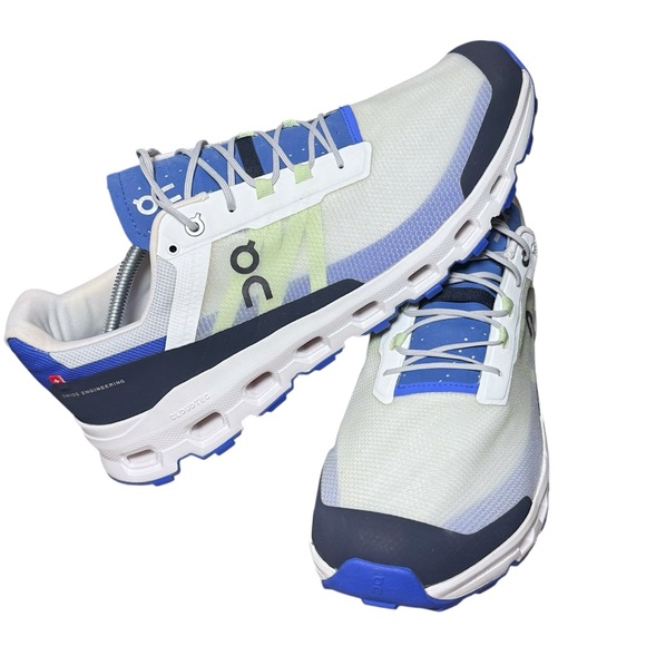ON Running Mens Cloudvista Frost Ink Cloudtec HelionTrail Running Shoes 12.5